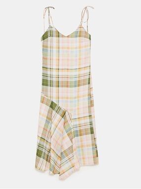 ZARA Check Cami Dress